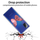 For Samsung Galaxy A21s Shockproof Painted TPU Protective Case(Red Butterfly)