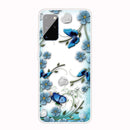 For Samsung Galaxy A31 Shockproof Painted TPU Protective Case(Chrysanthemum Butterfly)
