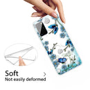 For Samsung Galaxy A31 Shockproof Painted TPU Protective Case(Chrysanthemum Butterfly)