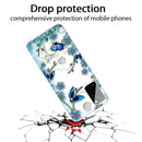 For Samsung Galaxy A31 Shockproof Painted TPU Protective Case(Chrysanthemum Butterfly)