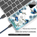 For Samsung Galaxy A31 Shockproof Painted TPU Protective Case(Chrysanthemum Butterfly)