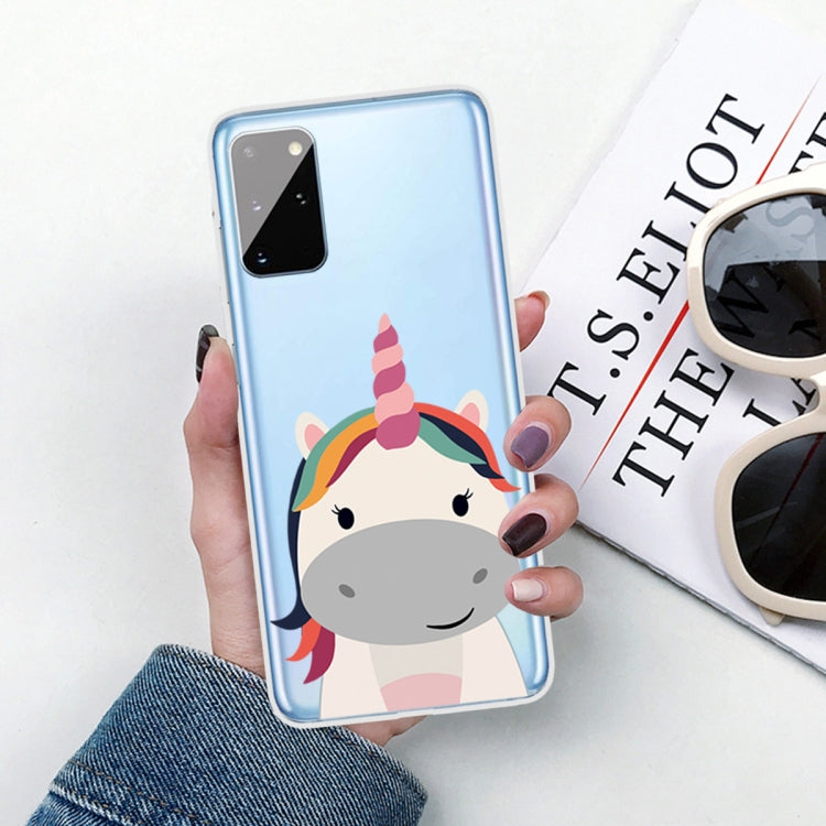 For Samsung Galaxy A31 Shockproof Painted TPU Protective Case(Fat Unicorn)
