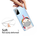 For Samsung Galaxy A31 Shockproof Painted TPU Protective Case(Fat Unicorn)