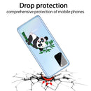 For Samsung Galaxy A31 Shockproof Painted TPU Protective Case(Panda)