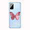For Samsung Galaxy A31 Shockproof Painted TPU Protective Case(Red Butterfly)