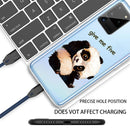 For Samsung Galaxy Note 20 Ultra Shockproof Painted TPU Protective Case(Tilted Head Panda)
