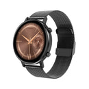 DT96 1.3 inch Round Color Screen Smart Watch, IP68 Waterproof, Support Heart Rate Blood Pressure Monitoring / Sedentary Reminder / Sleep Monitoring, Strap material:Metal(Black)