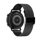 DT96 1.3 inch Round Color Screen Smart Watch, IP68 Waterproof, Support Heart Rate Blood Pressure Monitoring / Sedentary Reminder / Sleep Monitoring, Strap material:Metal(Black)