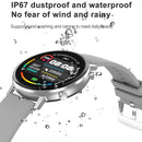 DT96 1.3 inch Round Color Screen Smart Watch, IP68 Waterproof, Support Heart Rate Blood Pressure Monitoring / Sedentary Reminder / Sleep Monitoring, Strap material:Metal(Silver)