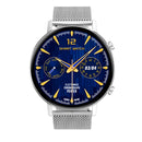 DT96 1.3 inch Round Color Screen Smart Watch, IP68 Waterproof, Support Heart Rate Blood Pressure Monitoring / Sedentary Reminder / Sleep Monitoring, Strap material:Metal(Silver)