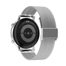 DT96 1.3 inch Round Color Screen Smart Watch, IP68 Waterproof, Support Heart Rate Blood Pressure Monitoring / Sedentary Reminder / Sleep Monitoring, Strap material:Metal(Silver)