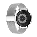 DT96 1.3 inch Round Color Screen Smart Watch, IP68 Waterproof, Support Heart Rate Blood Pressure Monitoring / Sedentary Reminder / Sleep Monitoring, Strap material:Metal(Silver)
