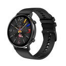 DT96 1.3 inch Round Color Screen Smart Watch, IP68 Waterproof, Support Heart Rate Blood Pressure Monitoring / Sedentary Reminder / Sleep Monitoring, Strap material:Silicone(Black)