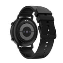 DT96 1.3 inch Round Color Screen Smart Watch, IP68 Waterproof, Support Heart Rate Blood Pressure Monitoring / Sedentary Reminder / Sleep Monitoring, Strap material:Silicone(Black)
