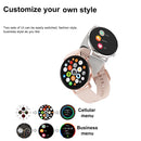 DT96 1.3 inch Round Color Screen Smart Watch, IP68 Waterproof, Support Heart Rate Blood Pressure Monitoring / Sedentary Reminder / Sleep Monitoring, Strap material:Silicone(Rose Gold)