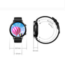 DT96 1.3 inch Round Color Screen Smart Watch, IP68 Waterproof, Support Heart Rate Blood Pressure Monitoring / Sedentary Reminder / Sleep Monitoring, Strap material:Silicone(Rose Gold)