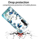 For Xiaomi Mi Note 10 Lite Shockproof Painted TPU Protective Case(Chrysanthemum Butterfly)