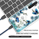 For Xiaomi Mi Note 10 Lite Shockproof Painted TPU Protective Case(Chrysanthemum Butterfly)