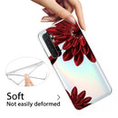 For Xiaomi Mi Note 10 Lite Shockproof Painted TPU Protective Case(Red Flower)