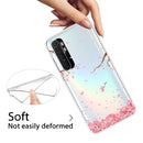 For Xiaomi Mi Note 10 Lite Shockproof Painted TPU Protective Case(Cherry Blossoms)