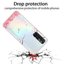 For Xiaomi Mi Note 10 Lite Shockproof Painted TPU Protective Case(Cherry Blossoms)
