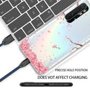 For Xiaomi Mi Note 10 Lite Shockproof Painted TPU Protective Case(Cherry Blossoms)