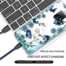 For Xiaomi Redmi 10X 5G Shockproof Painted TPU Protective Case(Chrysanthemum Butterfly)