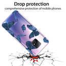 For Xiaomi Redmi 10X 5G Shockproof Painted TPU Protective Case(Blue Butterfly)