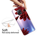 For Xiaomi Redmi 10X 5G Shockproof Painted TPU Protective Case(Red Flower)