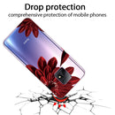 For Xiaomi Redmi 10X 5G Shockproof Painted TPU Protective Case(Red Flower)