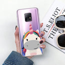 For Xiaomi Redmi 10X 5G Shockproof Painted TPU Protective Case(Fat Unicorn)