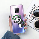 For Xiaomi Redmi 10X 5G Shockproof Painted TPU Protective Case(Bamboo Panda)