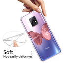 For Xiaomi Redmi 10X 5G Shockproof Painted TPU Protective Case(Red Butterfly)