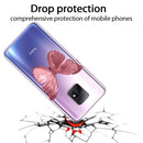 For Xiaomi Redmi 10X 5G Shockproof Painted TPU Protective Case(Red Butterfly)