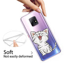 For Xiaomi Redmi 10X 5G Shockproof Painted TPU Protective Case(Laughing Cat)