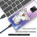 For Xiaomi Redmi 10X 5G Shockproof Painted TPU Protective Case(Laughing Cat)