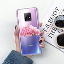 For Xiaomi Redmi 10X 5G Shockproof Painted TPU Protective Case(Flower Umbrella)