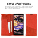 For Nokia 7 Plus MUXMA MX109 Horizontal Flip Leather Case with Holder & Card Slot & Wallet(Red)