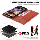 For Nokia 7 Plus MUXMA MX109 Horizontal Flip Leather Case with Holder & Card Slot & Wallet(Red)