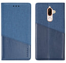 For Nokia 7 Plus MUXMA MX109 Horizontal Flip Leather Case with Holder & Card Slot & Wallet(Blue)