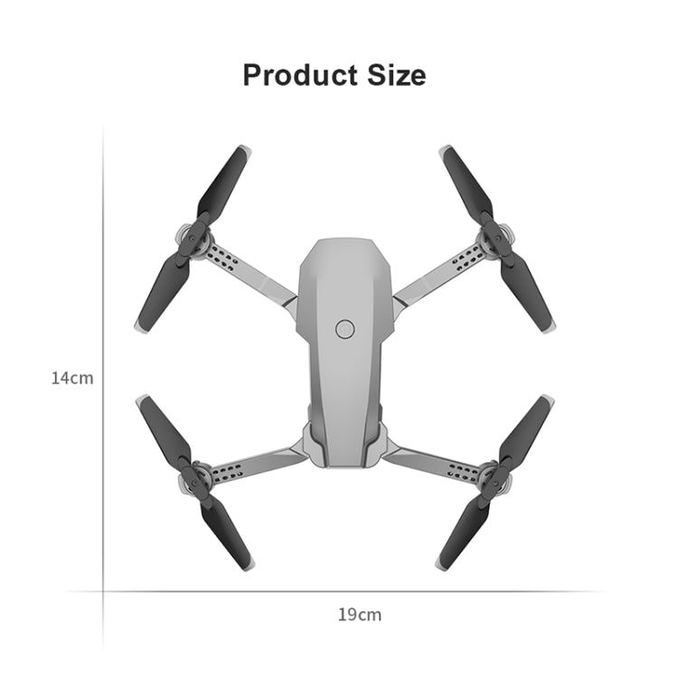 E68 Pro 720P Foldable RC Quadcopter Drone Remote Control Aircraft