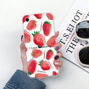 For iPhone SE 2022 / SE 2020 / 8 / 7 Pattern TPU Protective Case(Love Strawberry)