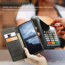 For Samsung Galaxy A21S CaseMe-013 Multifunctional Retro Frosted Horizontal Flip Leather Case with Card Slot & Holder & Wallet(Black)
