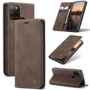 For Samsung Galaxy A21S CaseMe-013 Multifunctional Retro Frosted Horizontal Flip Leather Case with Card Slot & Holder & Wallet(Coffee)