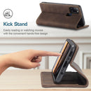 For Samsung Galaxy A21S CaseMe-013 Multifunctional Retro Frosted Horizontal Flip Leather Case with Card Slot & Holder & Wallet(Coffee)