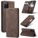 For Samsung Galaxy A31 CaseMe-013 Multifunctional Retro Frosted Horizontal Flip Leather Case with Card Slot & Holder & Wallet(Coffee)