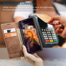 For Samsung Galaxy A31 CaseMe-013 Multifunctional Retro Frosted Horizontal Flip Leather Case with Card Slot & Holder & Wallet(Brown)