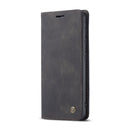 For Samsung Galaxy A41 CaseMe-013 Multifunctional Retro Frosted Horizontal Flip Leather Case with Card Slot & Holder & Wallet(Black)