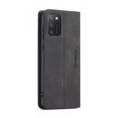 For Samsung Galaxy A41 CaseMe-013 Multifunctional Retro Frosted Horizontal Flip Leather Case with Card Slot & Holder & Wallet(Black)