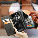 For Samsung Galaxy A41 CaseMe-013 Multifunctional Retro Frosted Horizontal Flip Leather Case with Card Slot & Holder & Wallet(Black)
